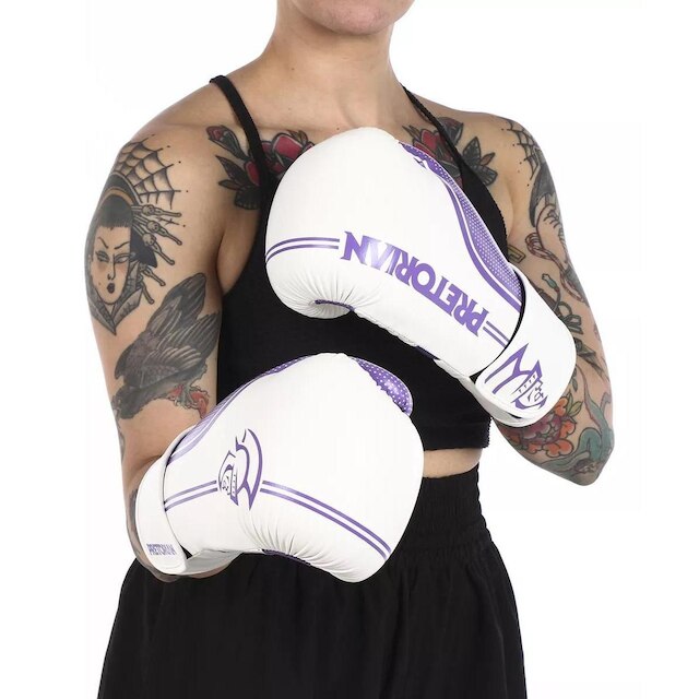 Luva De Boxe Muay Thai First Fx1 Luva + bucal + bandagem Pretorian Original