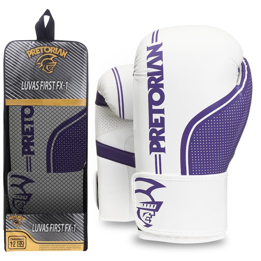 Luva De Boxe Muay Thai First Fx1 - Pretorian