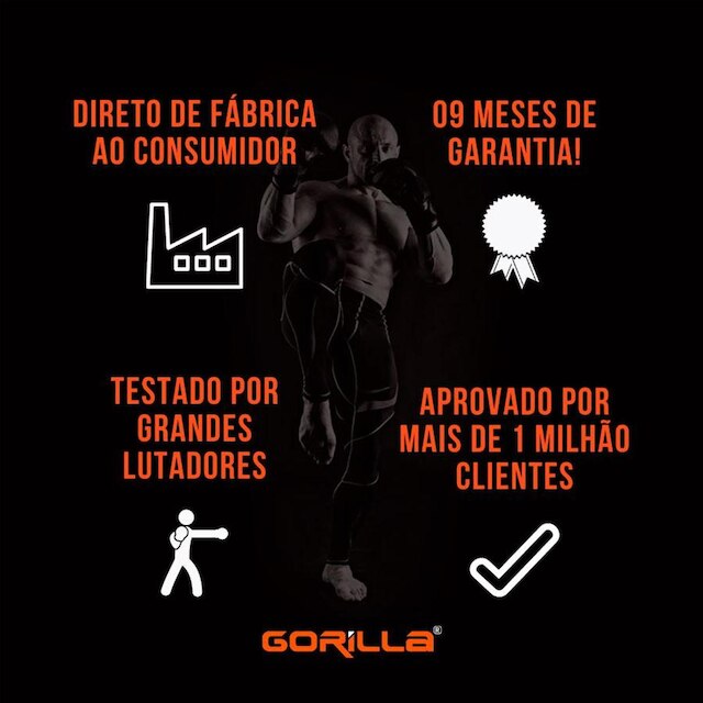 Luva De Boxe Muay Thai Infantil Gorilla