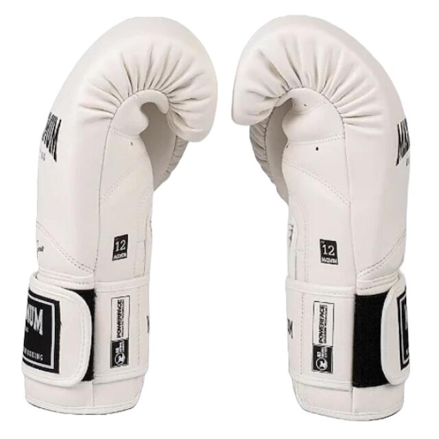 Luva de Boxe Muay Thai Kickboxing New Classic Branco Maximum