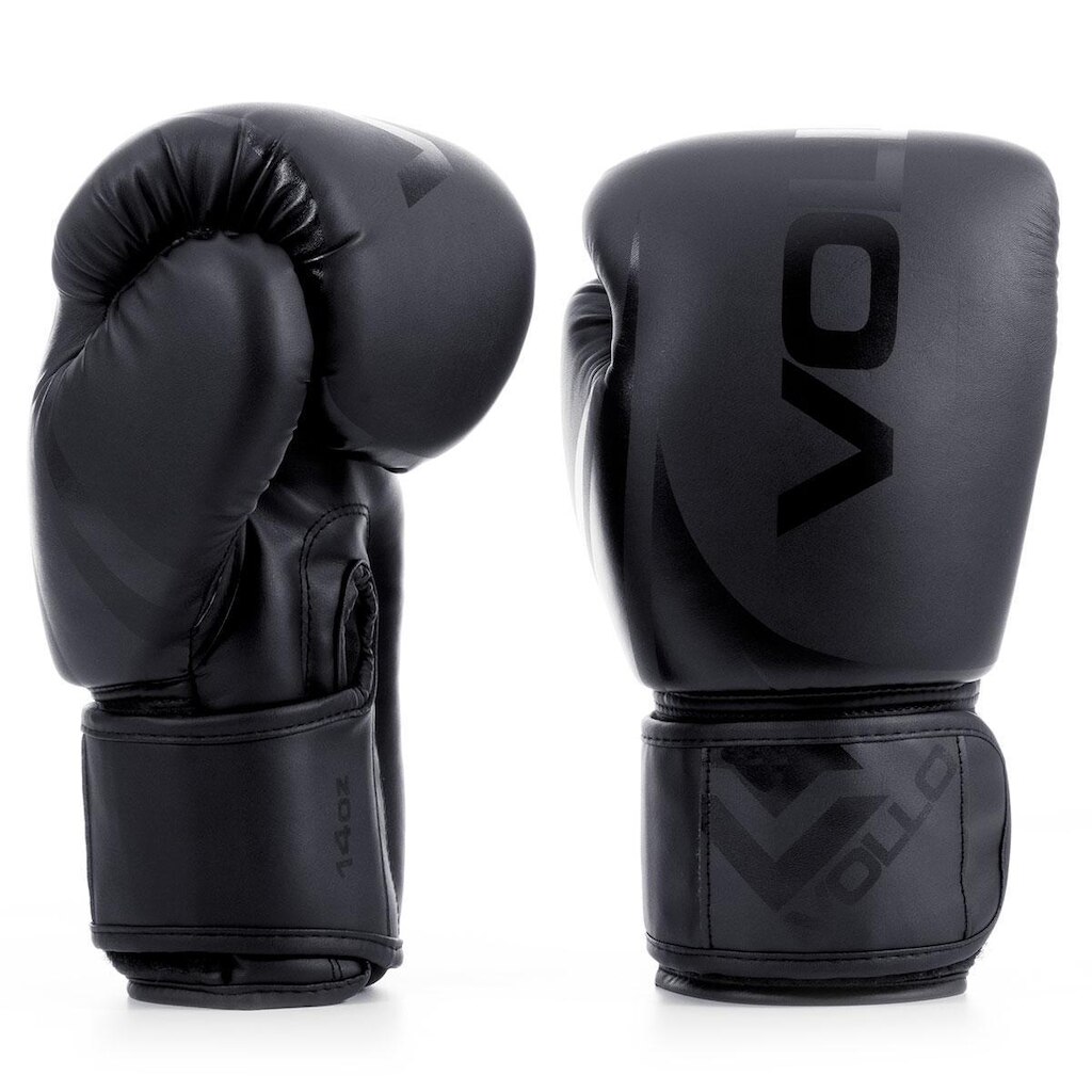 Luva de Boxe Muay Thai Kickboxing Training 14oz Preta Vollo