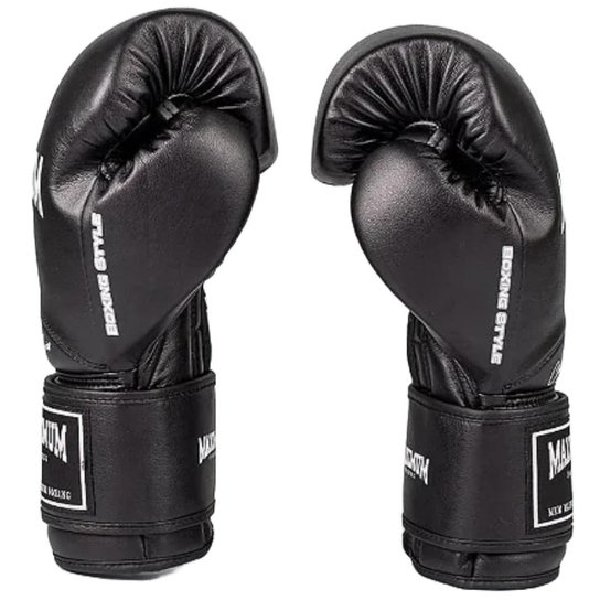 Luva de Boxe Muay Thai Maximum New Classic Black