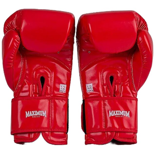 Luva de Boxe Muay Thai MXM Maximum Vermelho