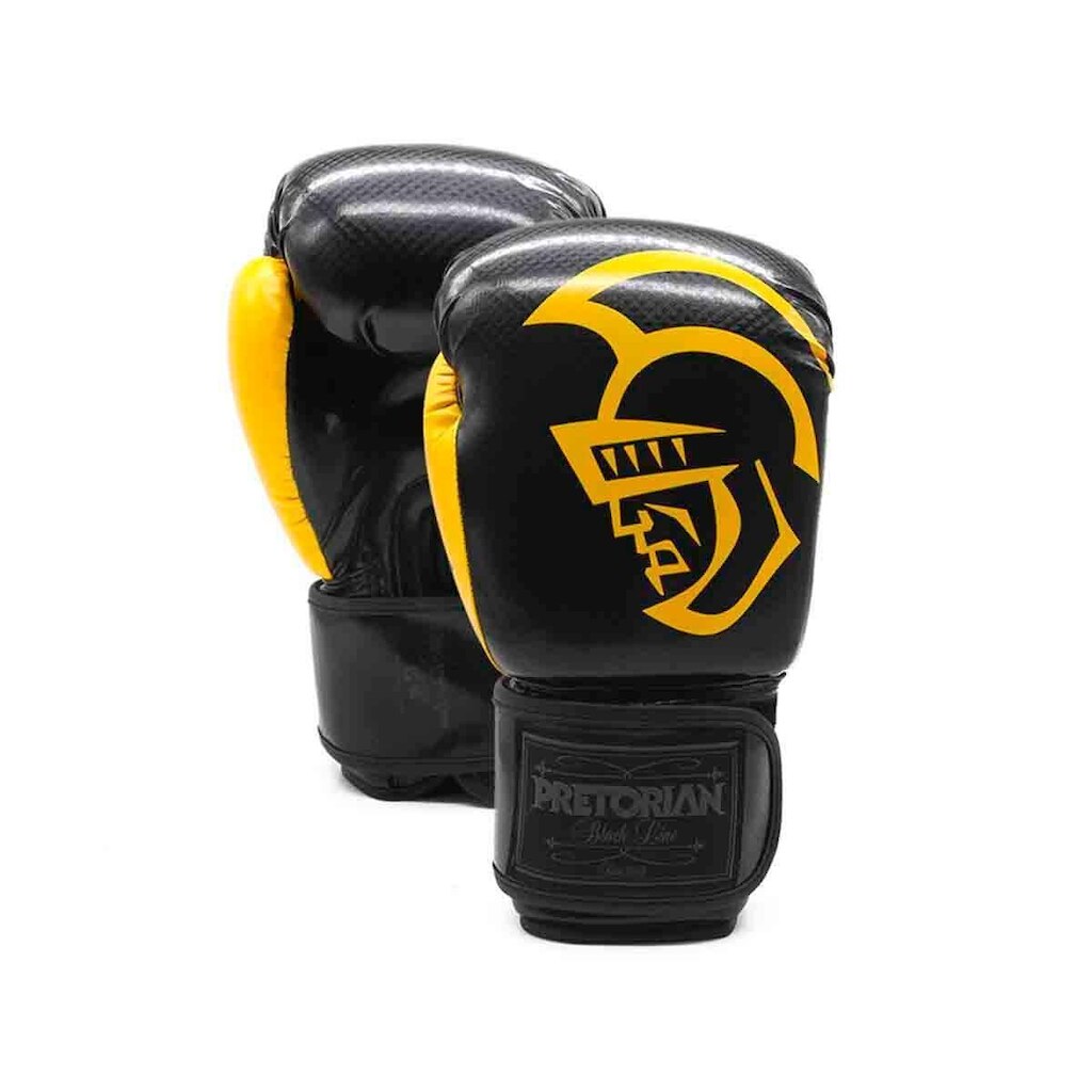 Luva de Boxe Pretorian Black Line Muay Thai
