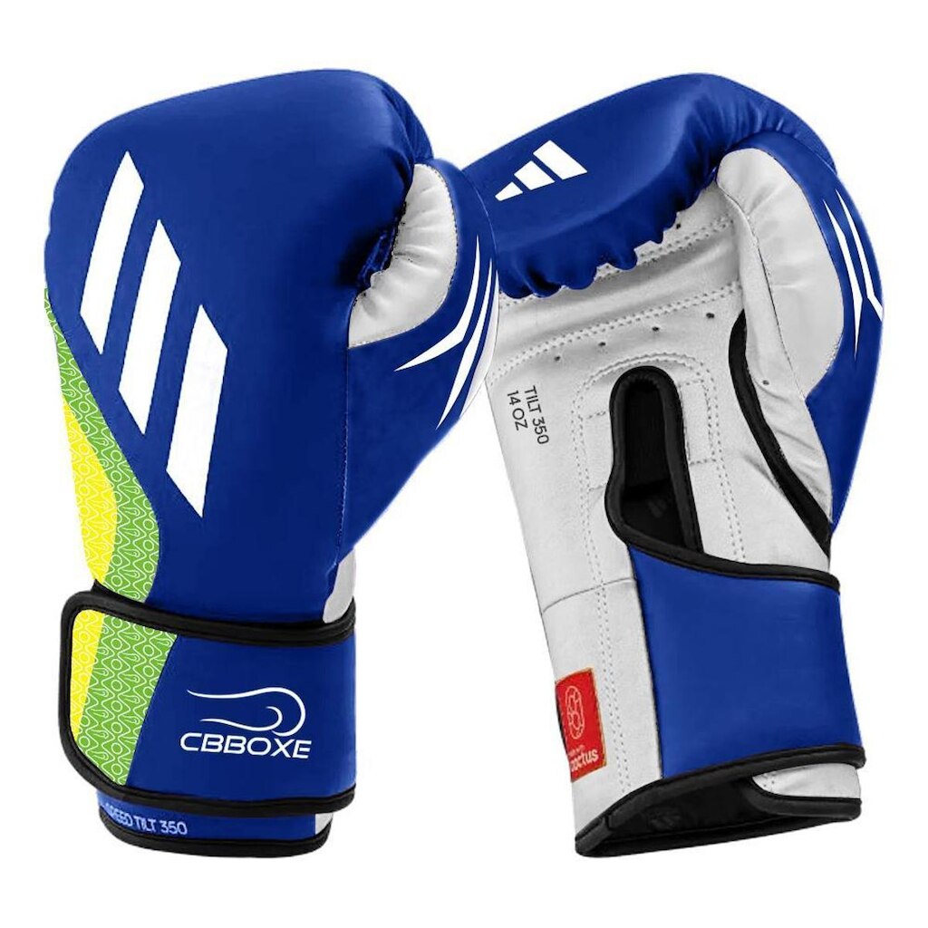 Luva de Boxe Vegana adidas TILT 350 Cactus CBBOXE Brasil