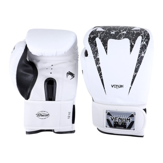 Menor preço em Luva De Boxe Venum Giant Brasil 12OZ - Branco