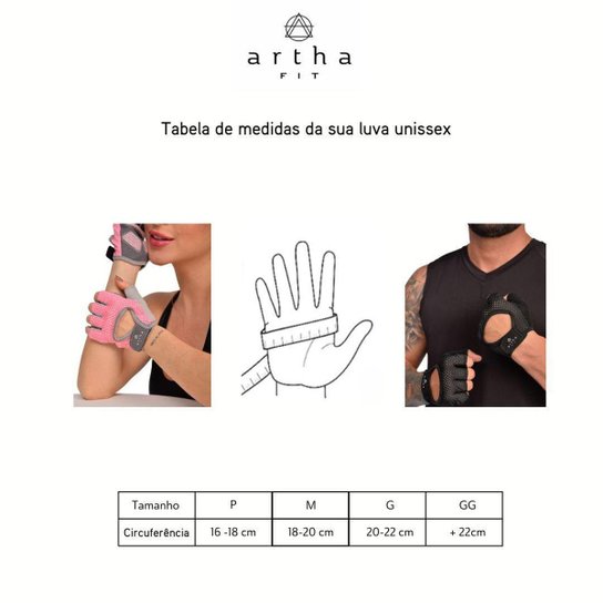 Luva de Ginástica ArthaFit