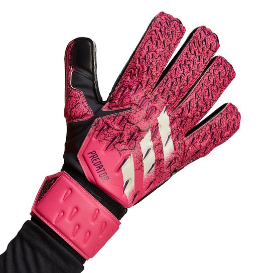 Luva de Goleiro Adidas Predator Match - Rosa+Branco Menor preço em Luva de Goleiro Adidas Predator Match - Rosa+Branco