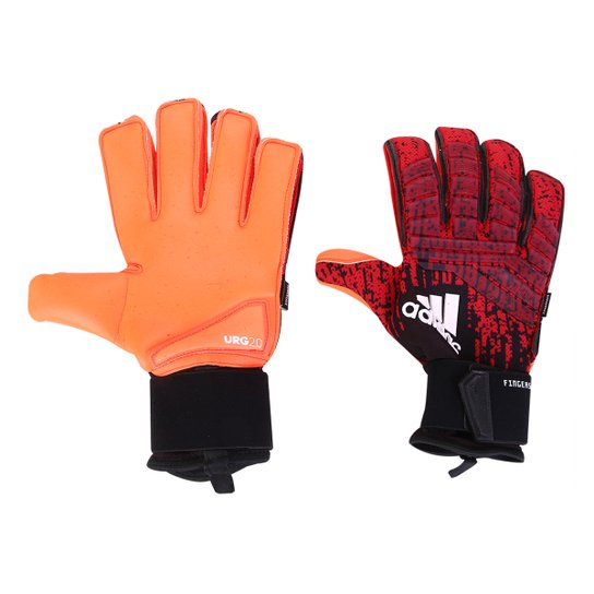 Luva de Goleiro Adidas Predator Pró Fingersave - Vermelho+Preto Menor preço em Luva de Goleiro Adidas Predator Pró Fingersave - Vermelho+Preto