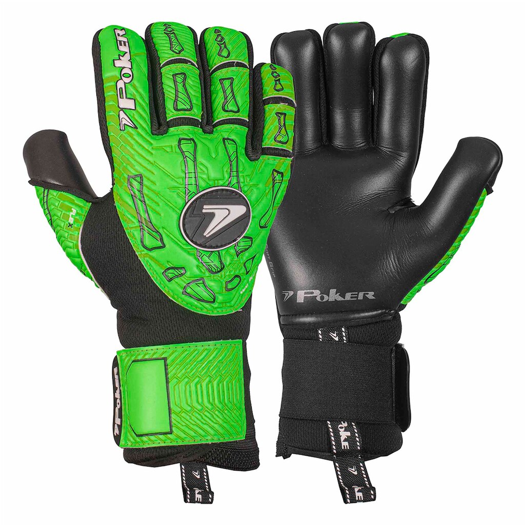 Luva de Goleiro Campo Profissional Poker Hug Flex
