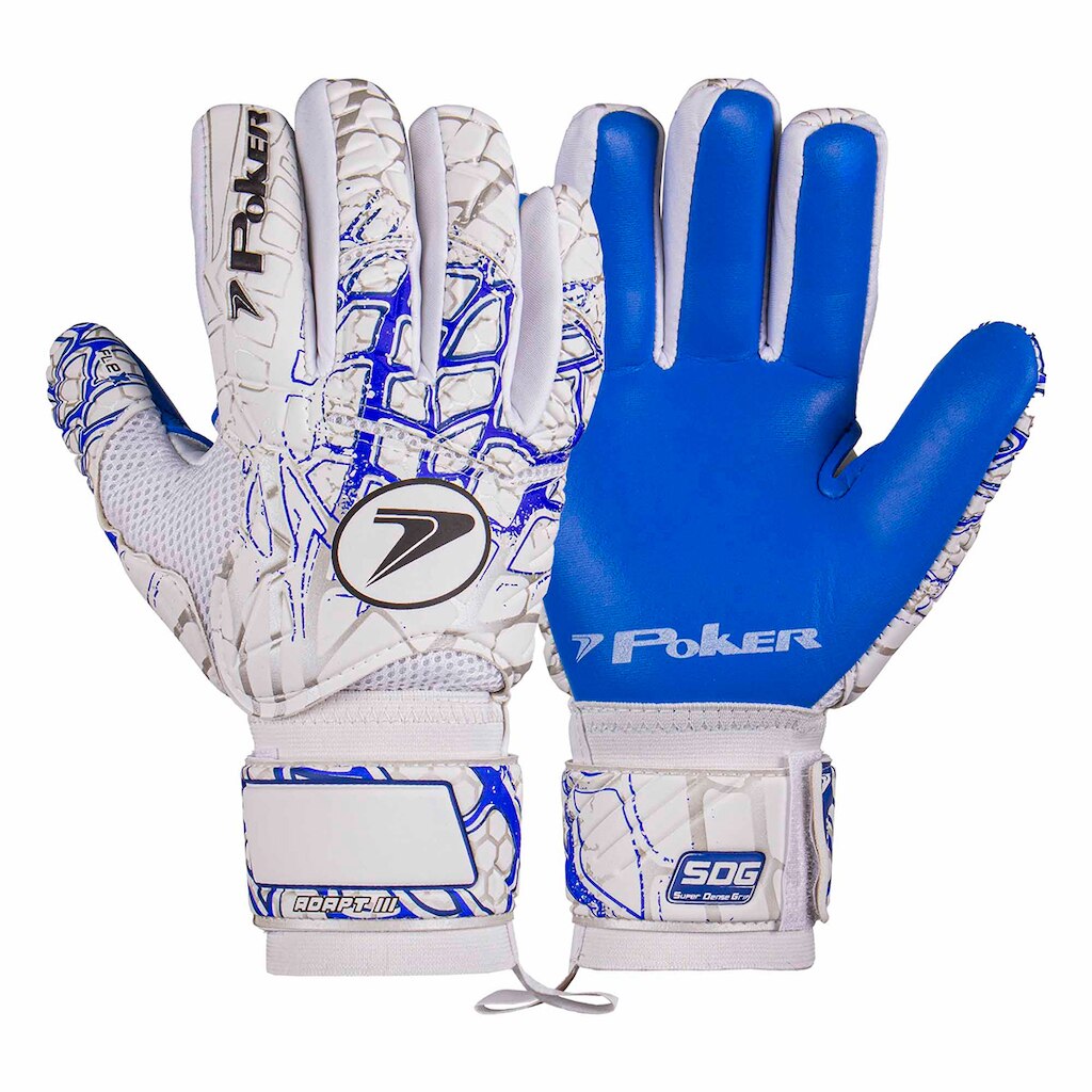 Luva de Goleiro Campo Semi Profissional Poker Multiterreno Adapt III
