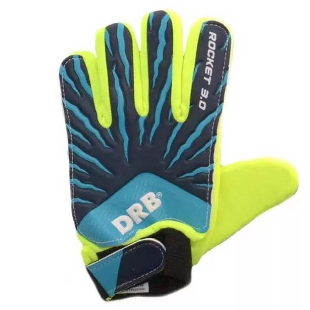 Luva de Goleiro Dribbling Rocket 3.0 Infantil - Amarelo e Azul