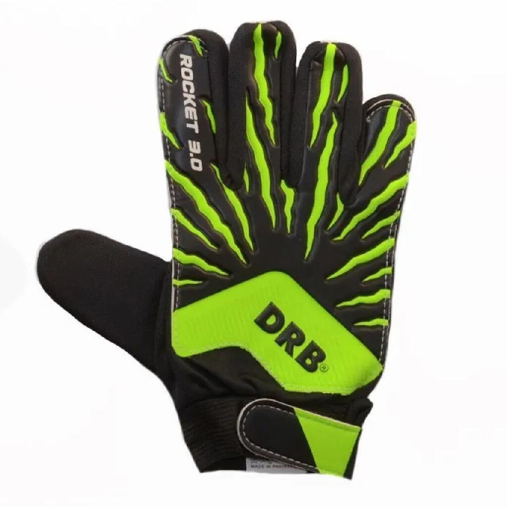 Luva de Goleiro Dribbling Rocket 3.0 Infantil - Preto e Verde