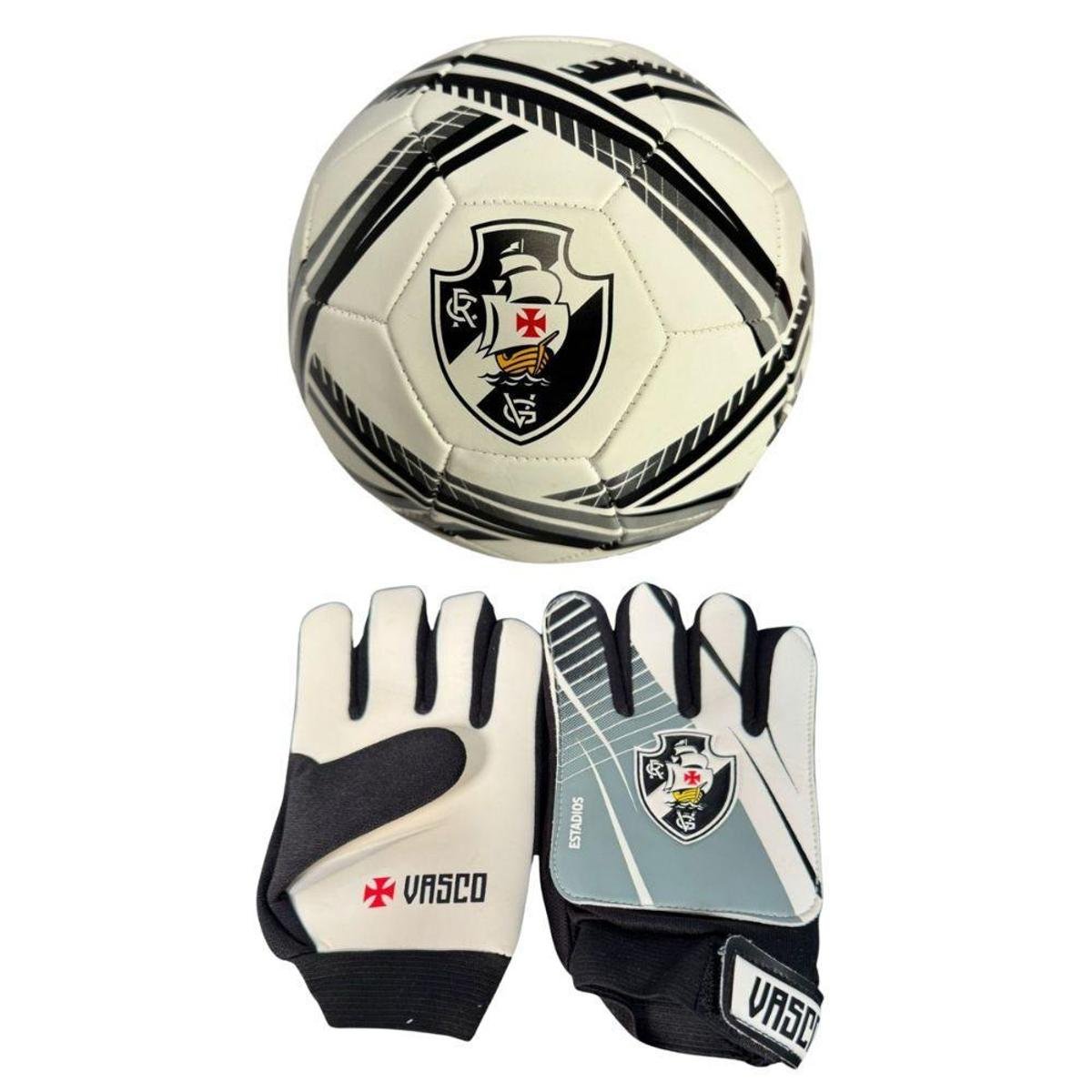Luva Goleiro DRB + Bola Vasco