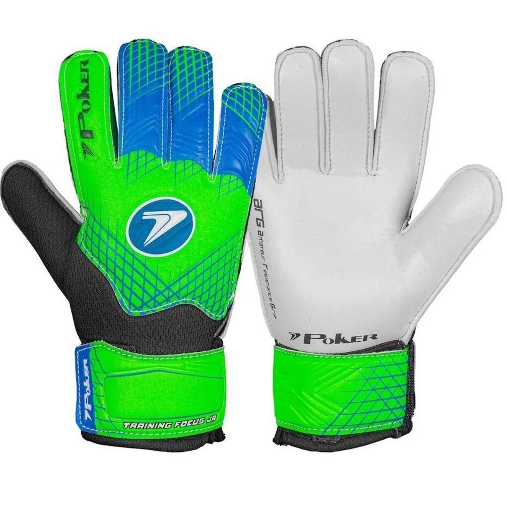 Luva de Goleiro Infantil Poker Campo Training Focus