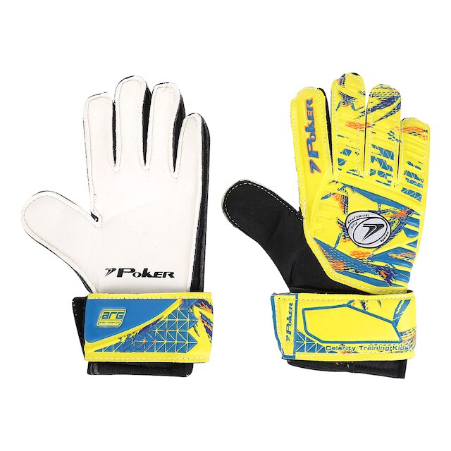 Luva de Goleiro Infantil Poker Celerity Training - Amarelo+Azul Menor preço em Luva de Goleiro Infantil Poker Celerity Training - Amarelo+Azul