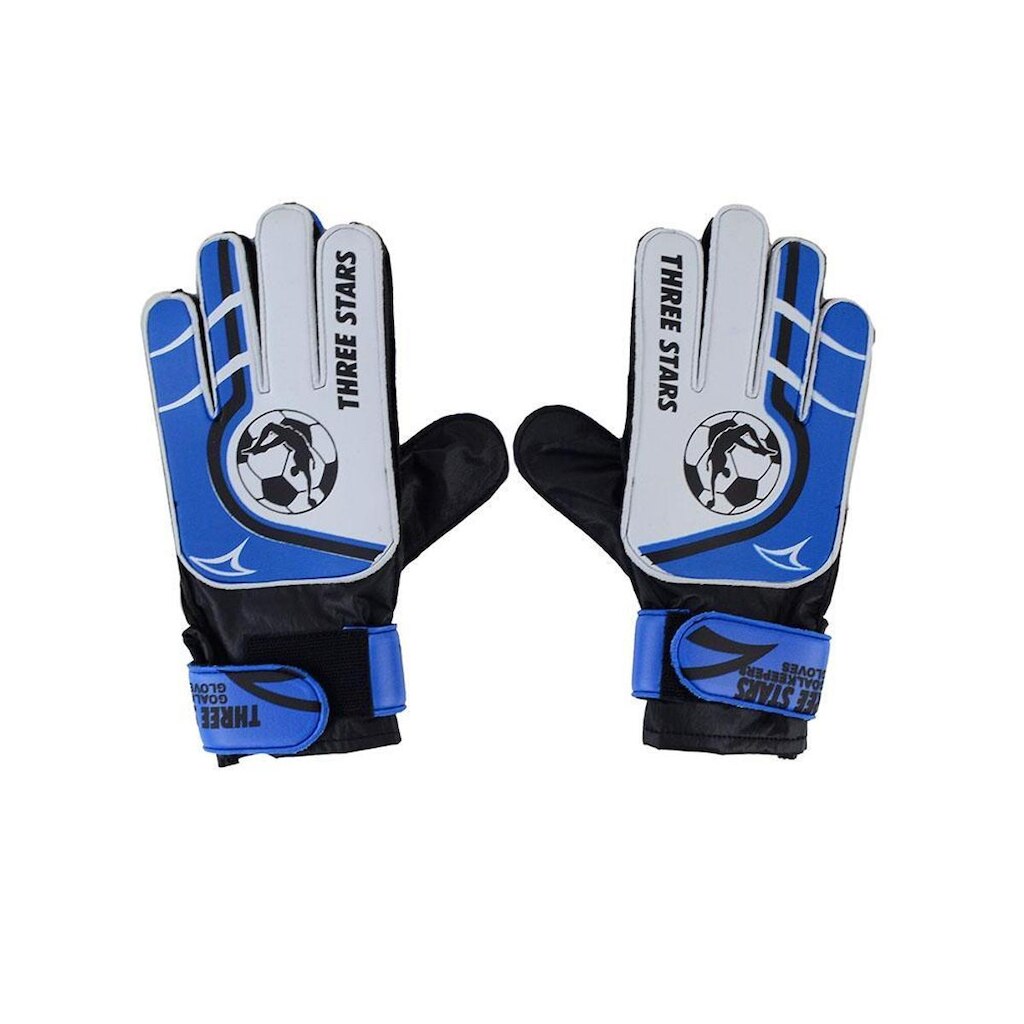 Luva de Goleiro Infantil Three Stars Palma Azul - 0401