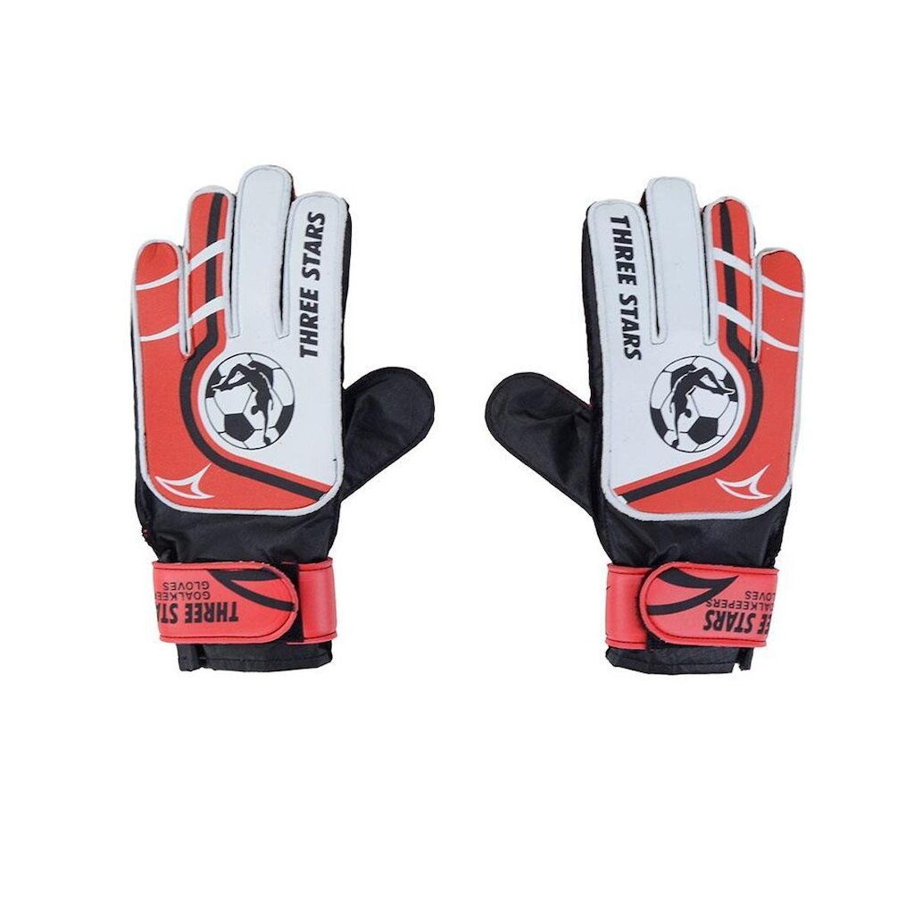 Luva de Goleiro Infantil Three Stars Palma Vermelho - 0401