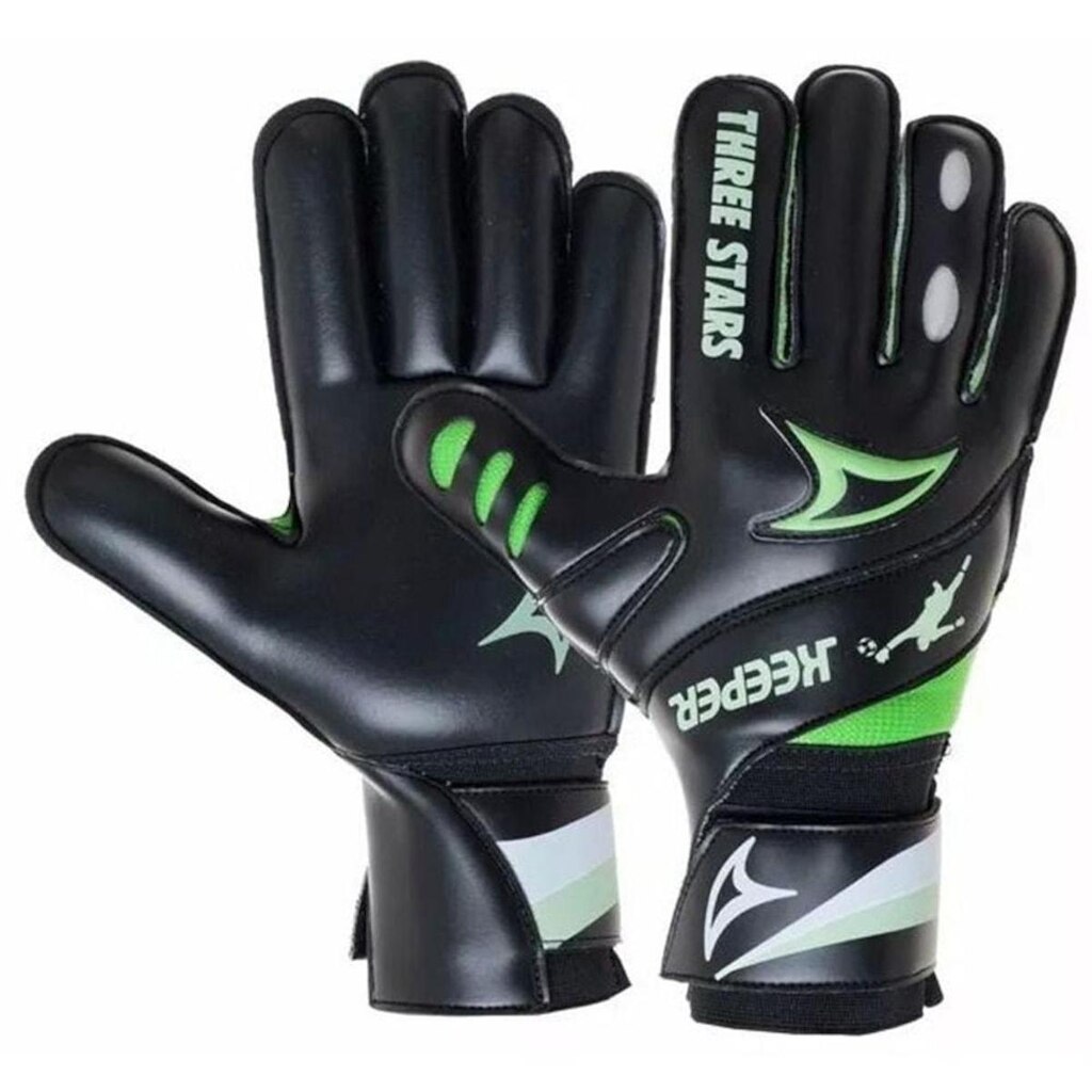 Luva de Goleiro Juvenil Three Stars Keeper Campo