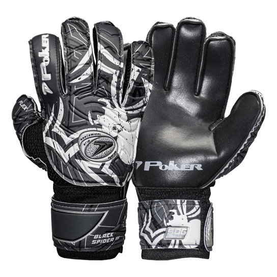 Luva de Goleiro Poker Black Spider III Exclusiva - Preto+Branco é ruim? Luva de Goleiro Poker Black Spider III Exclusiva - Preto+Branco é boa?