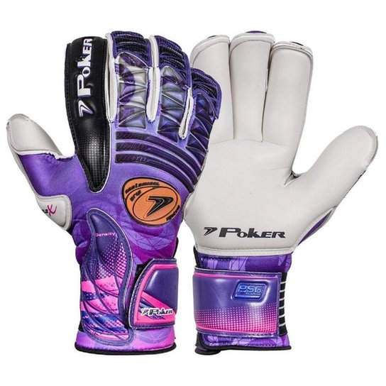 Luva de Goleiro Poker Density Profissional - Roxo é ruim? Luva de Goleiro Poker Density Profissional - Roxo é boa?
