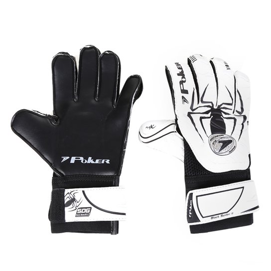 Luva de Goleiro Poker Semi Profissional Black Spider II Multiterreno - Branco+Preto é ruim? Luva de Goleiro Poker Semi Profissional Black Spider II Multiterreno - Branco+Preto é boa?