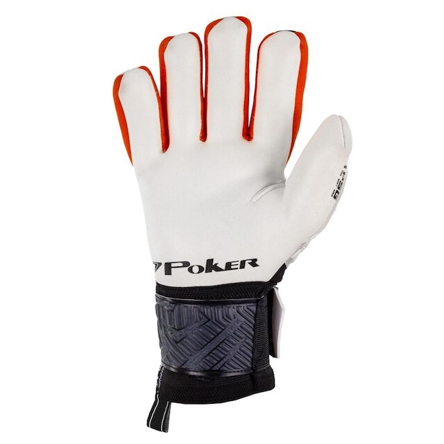 Luva de Goleiro Profissional Poker Ortho Vulcan III com talas