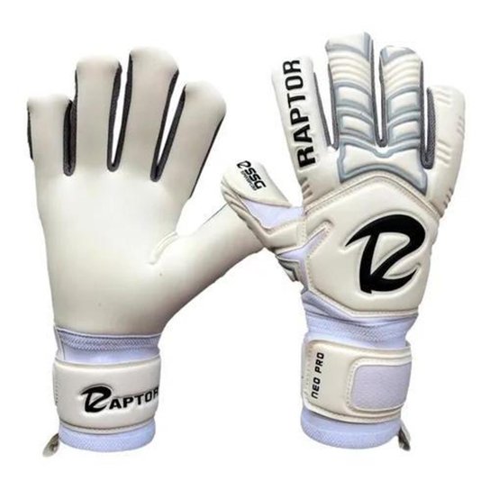 Luva De Goleiro Profissional Raptor Neo Pro  Branco/Hybrid 11 - Branco é boa?
