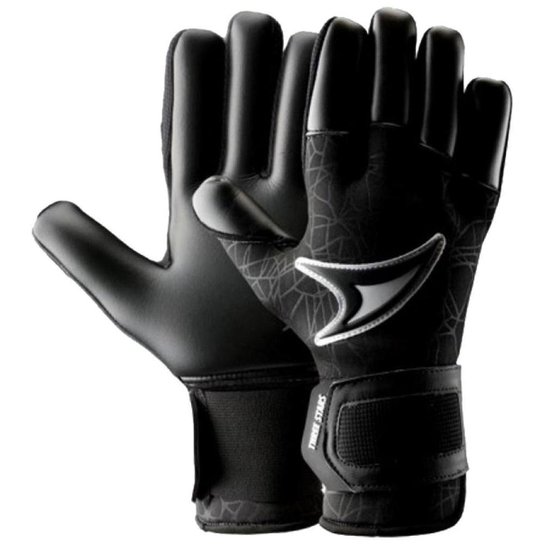Luva DE Goleiro Three Stars Touch - Preto Menor preço em Luva DE Goleiro Three Stars Touch - Preto