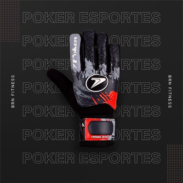 Luva De Goleiro Training Infinity Adulto Original Poker