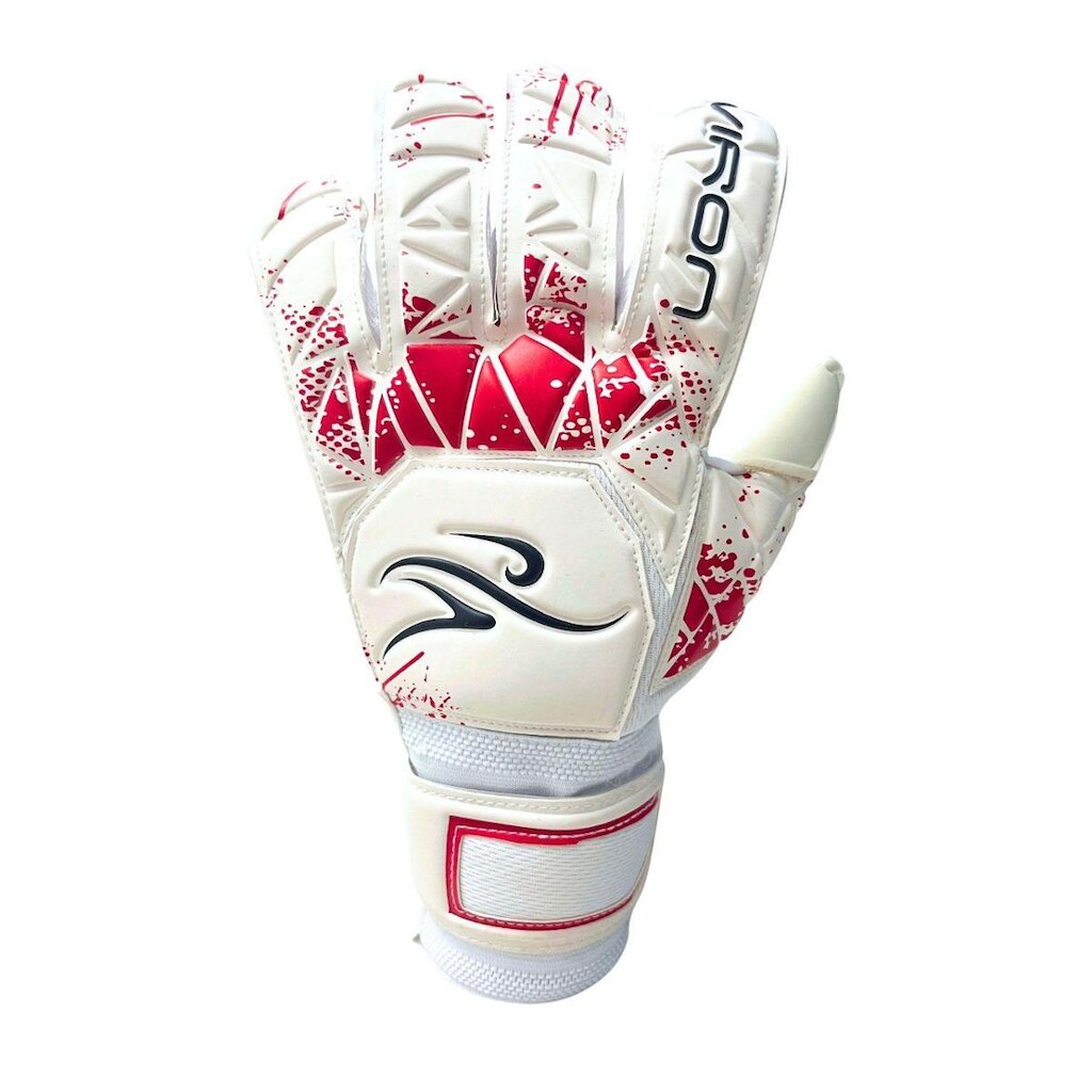 Luva de Goleiro Viron Invictus Branca/Vermelho