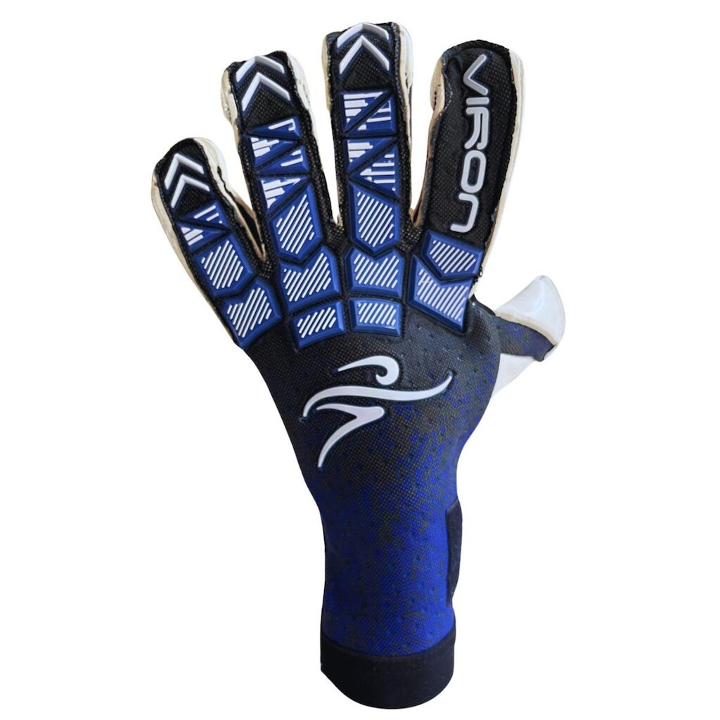 Luva de Goleiro Viron Quantum Preta/Azul