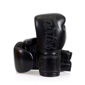 Luva de Microfibra Fairtex com Punho alongado Solid Black