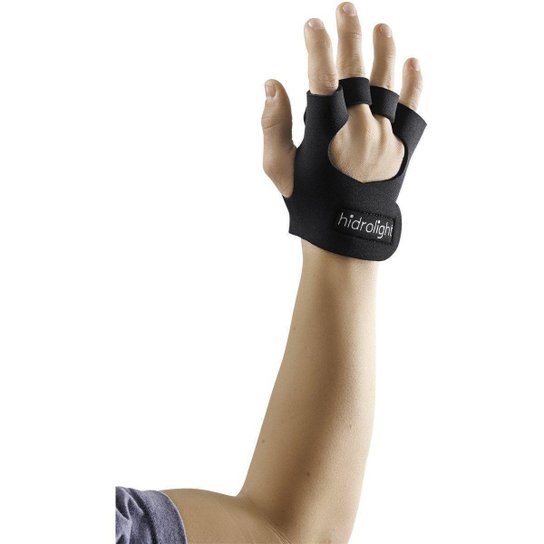 Luva De Neoprene Sem Polegar P/ Musculação M - Hidrolight - Preto Menor preço em Luva De Neoprene Sem Polegar P/ Musculação M - Hidrolight - Preto