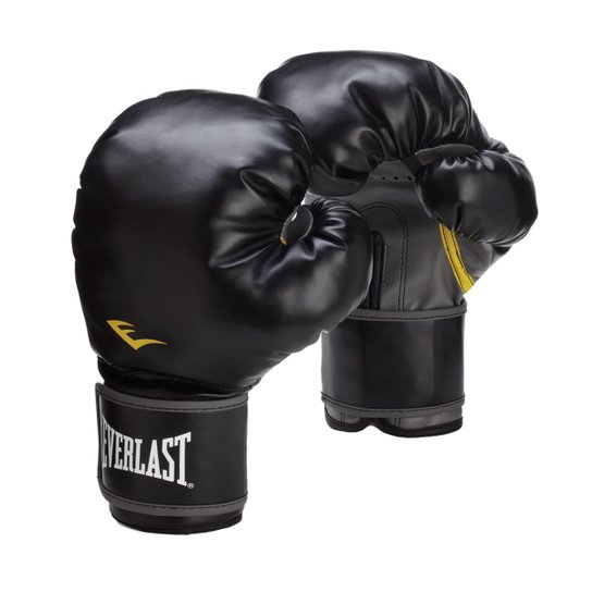 Luva Everlast Treino 12 Oz - Preto