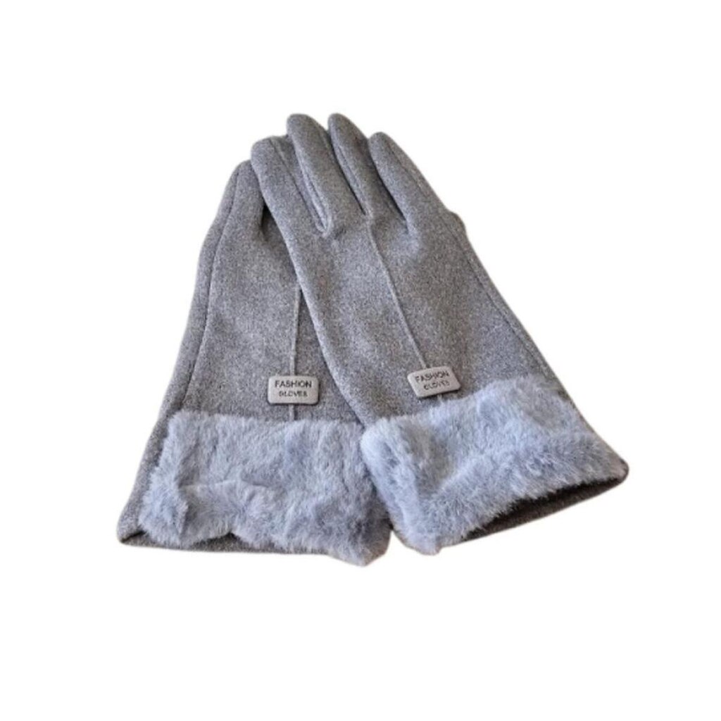 Luva Feminina Inverno com Touch Screen e Punhos Felpados