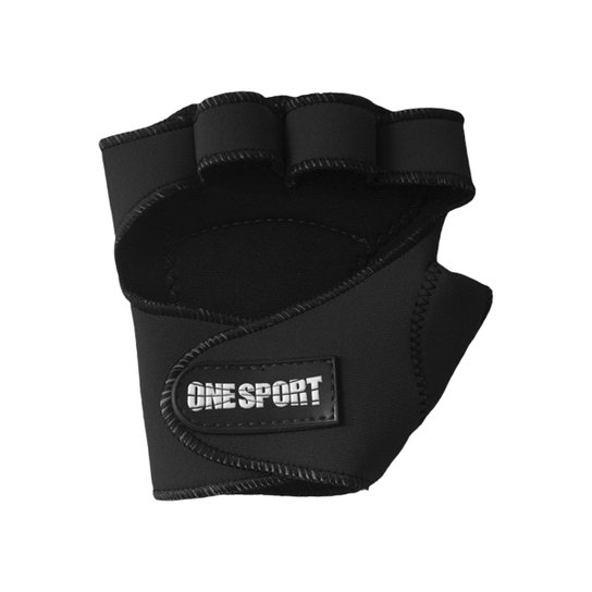 Luva Fitness One Sport WS Academia Musculação - Preto Menor preço em Luva Fitness One Sport WS Academia Musculação - Preto