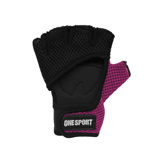 Luva Fitness One Sport - Rosa Menor preço em Luva Fitness One Sport - Rosa