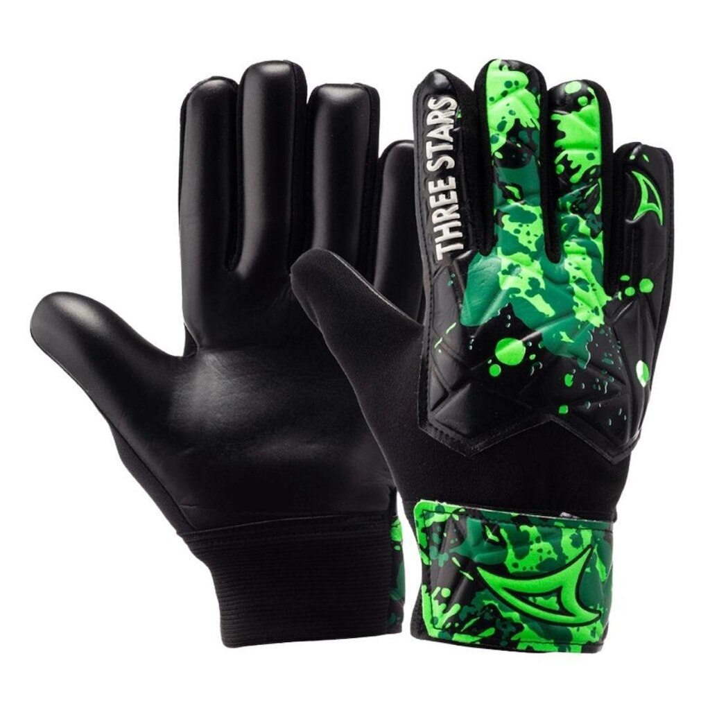 Luva Goleiro Campo Three Stars Brava Infantil