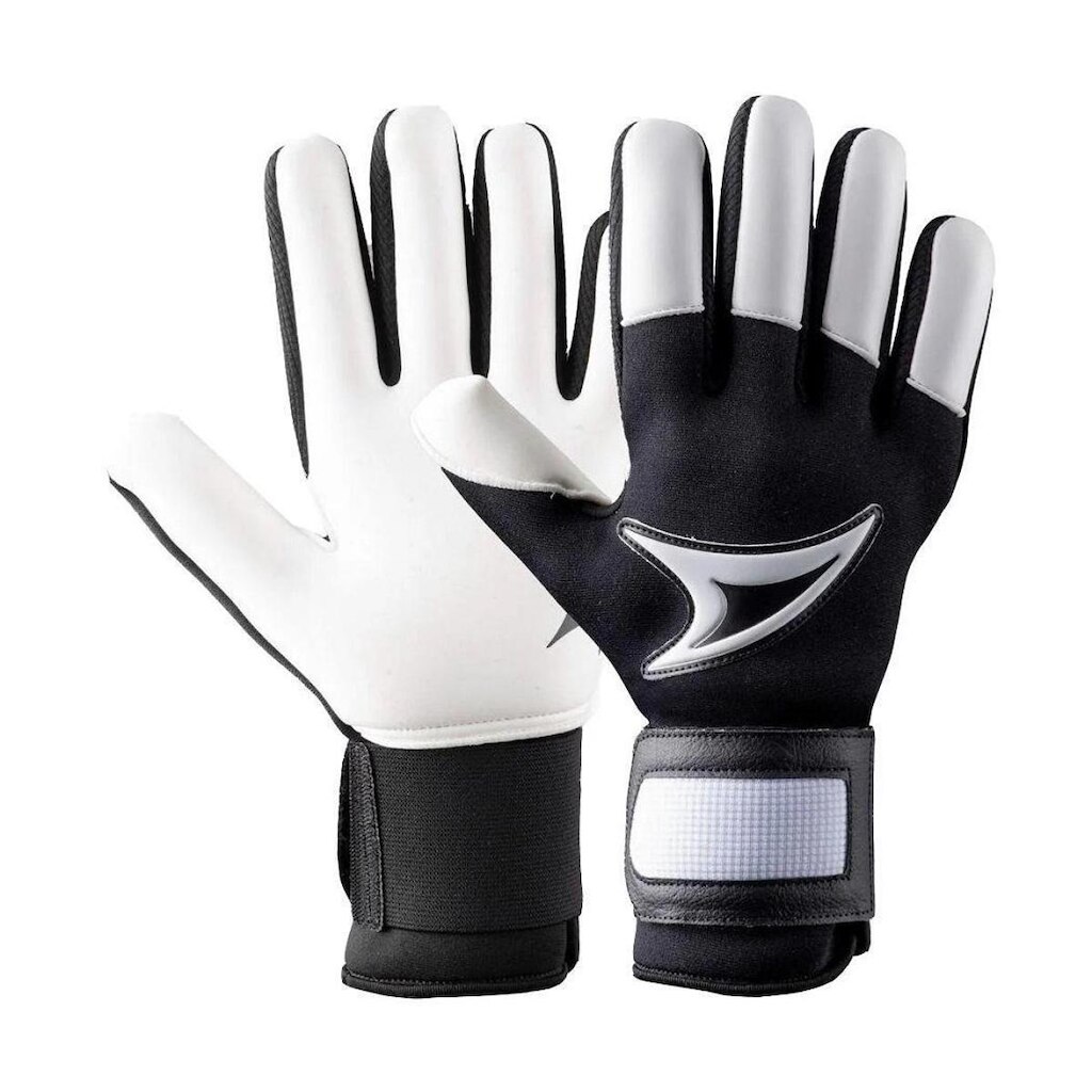 Luva Goleiro Campo Three Stars Touch Preto e Branco