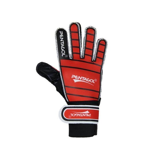 Luva Goleiro Futebol Campo - Bones - Infantil - Pentagol - Preto+Vermelho Menor preço em Luva Goleiro Futebol Campo - Bones - Infantil - Pentagol - Preto+Vermelho