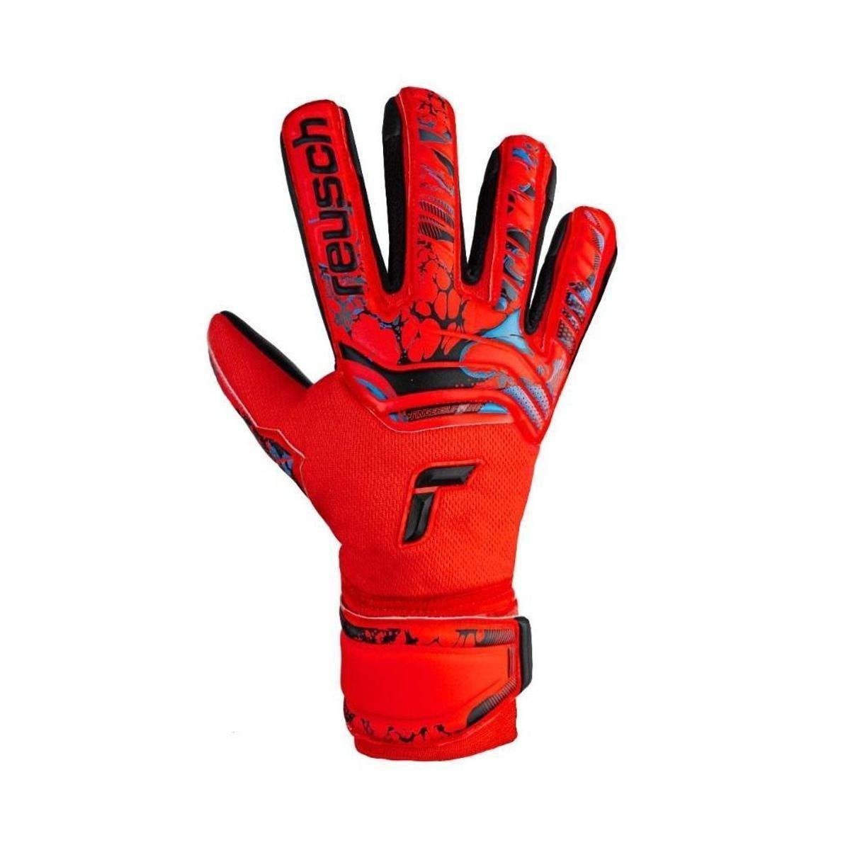 Luva Goleiro Reusch Attrakt Solid-Bright Red/Blue-Tam 10 Menor preço em Luva Goleiro Reusch Attrakt Solid-Bright Red/Blue-Tam 10