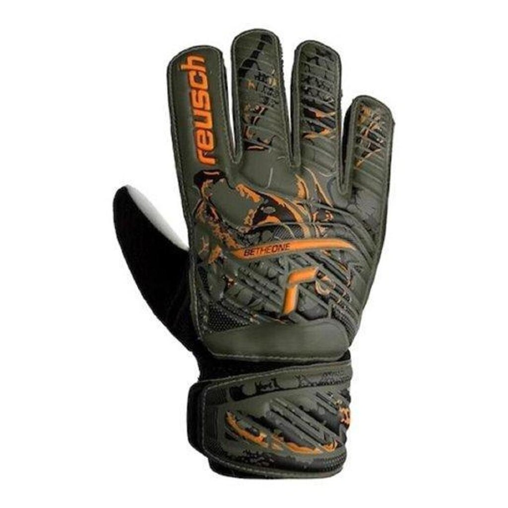 Luva Goleiro Reusch Attrakt Solid-Green/Orange-Tam 9