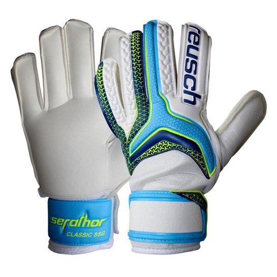 Luva Goleiro Reusch Serathor Classic SSG - Branco Menor preço em Luva Goleiro Reusch Serathor Classic SSG - Branco