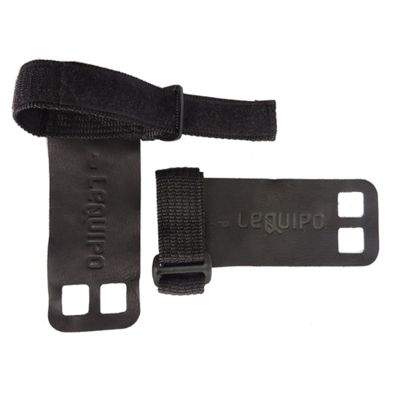 Luva Hand Grip CrossFit G em Couro Lequipo Preto Netshoes