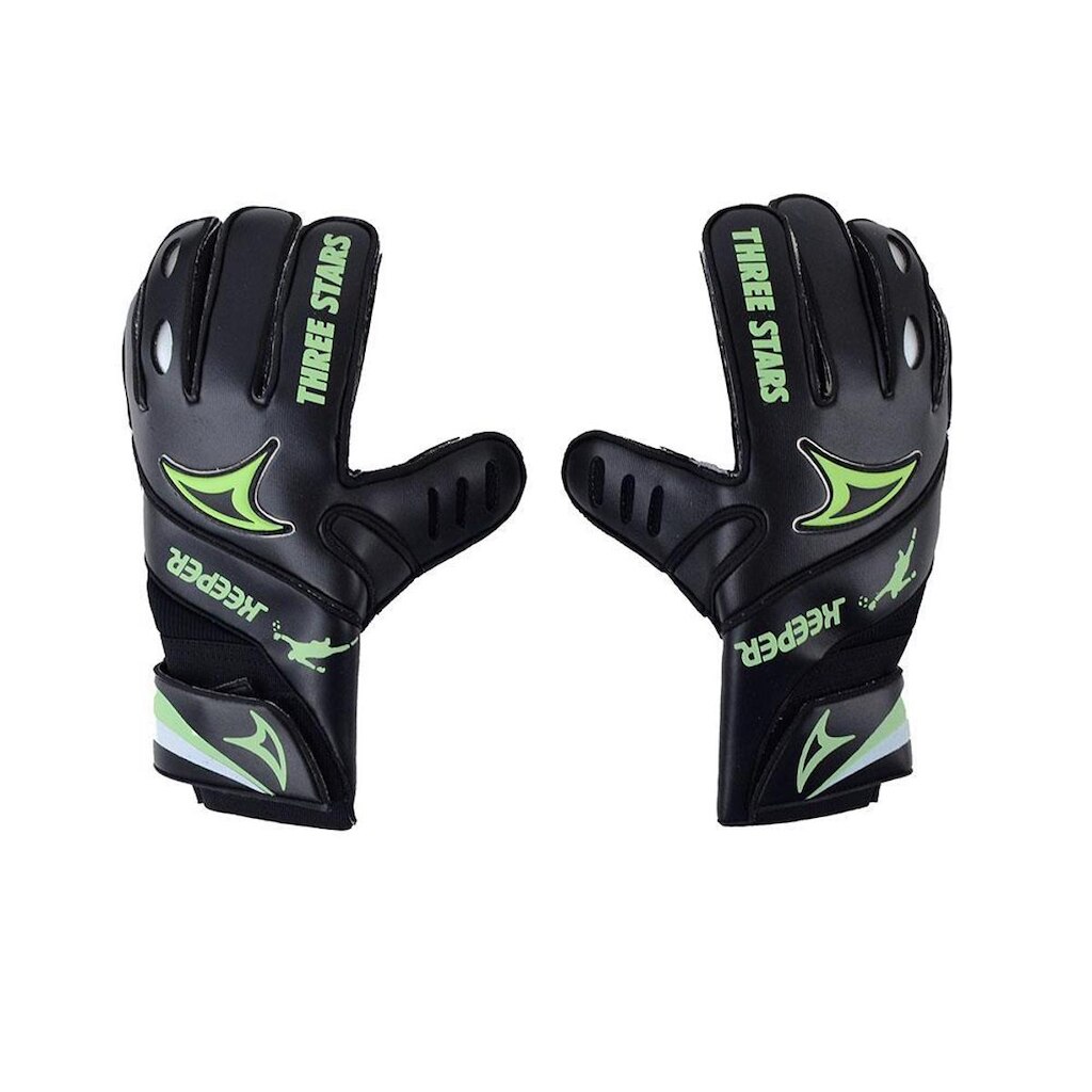 Luva Infanto Juvenil Three Stars Keeper Preto - 147