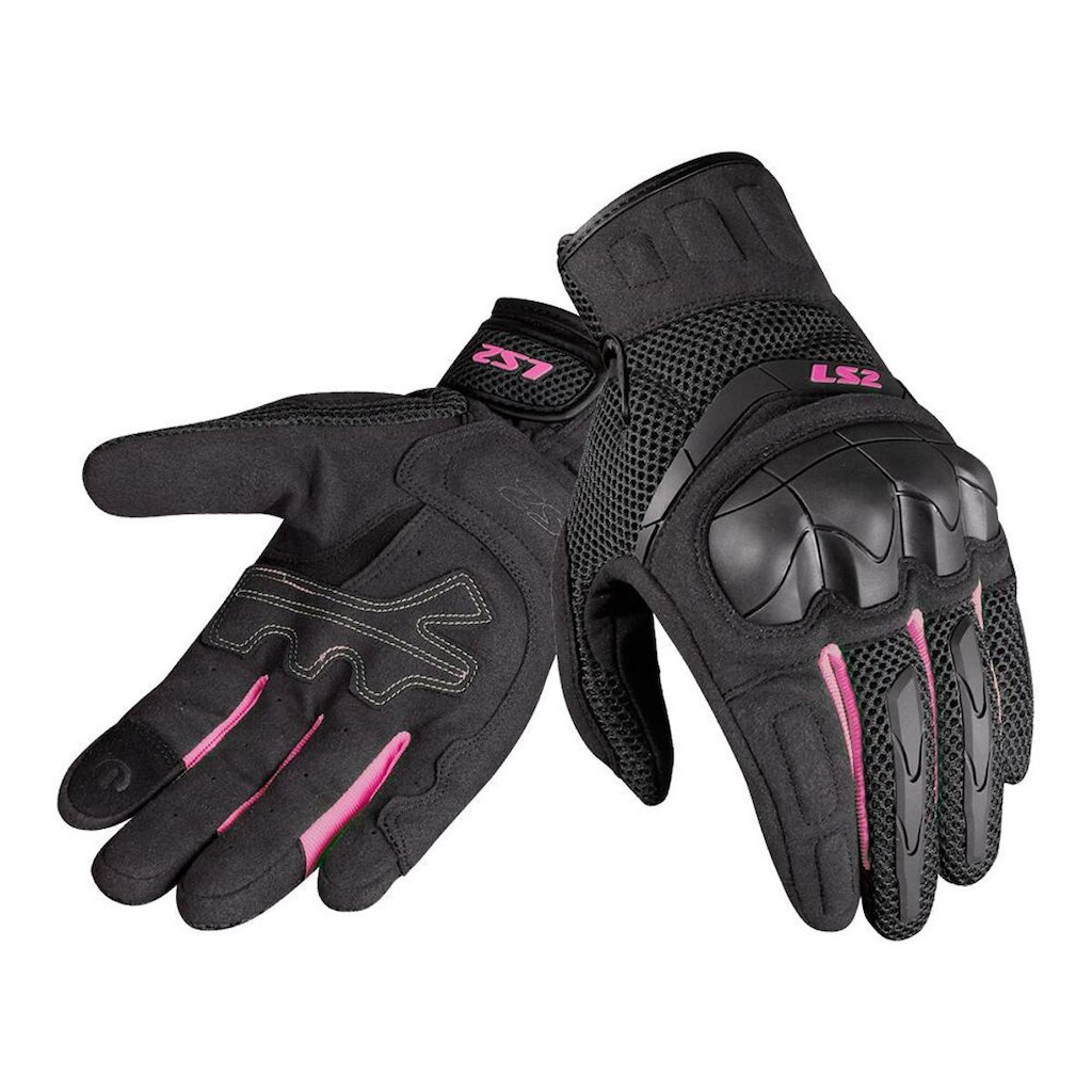 Luva Ls2 Feminina Kubra Preto e Roxo