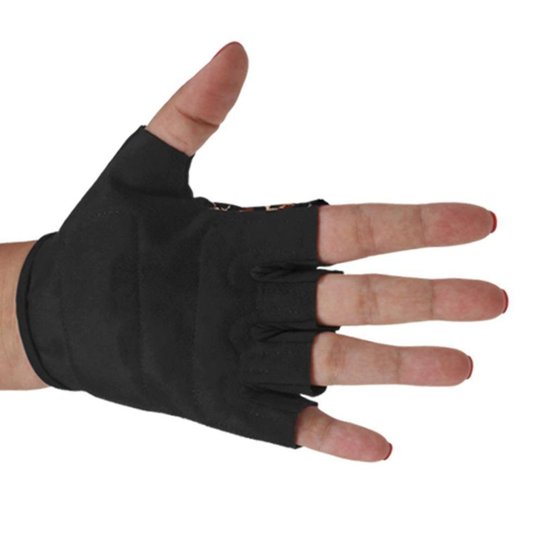 Luva Meio dedo Feminina Ciclismo Neoprene Bike Proteção UV Onça