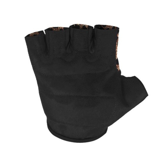 Luva Meio dedo Feminina Ciclismo Neoprene Bike Proteção UV Onça