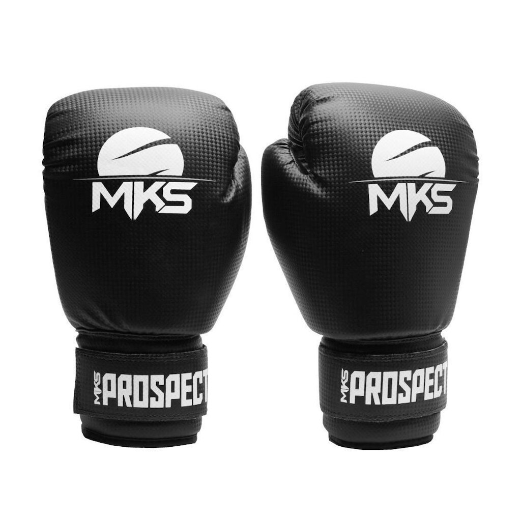 Luva MKS Boxe Muay Thai Prospect Preta 16oz Combat